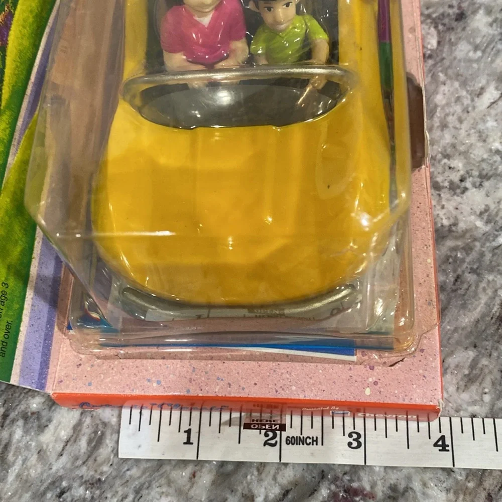Disneyland NWOT Autopia Collectible Yellow Car “Classic” Disney Chevron Car - Picture 16 of 16
